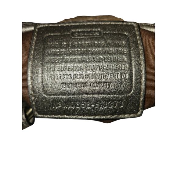 COACH Bleeker Natural Straw Tote Bag Leather Flower & Straps Woven F13373 - Picture 4 of 14